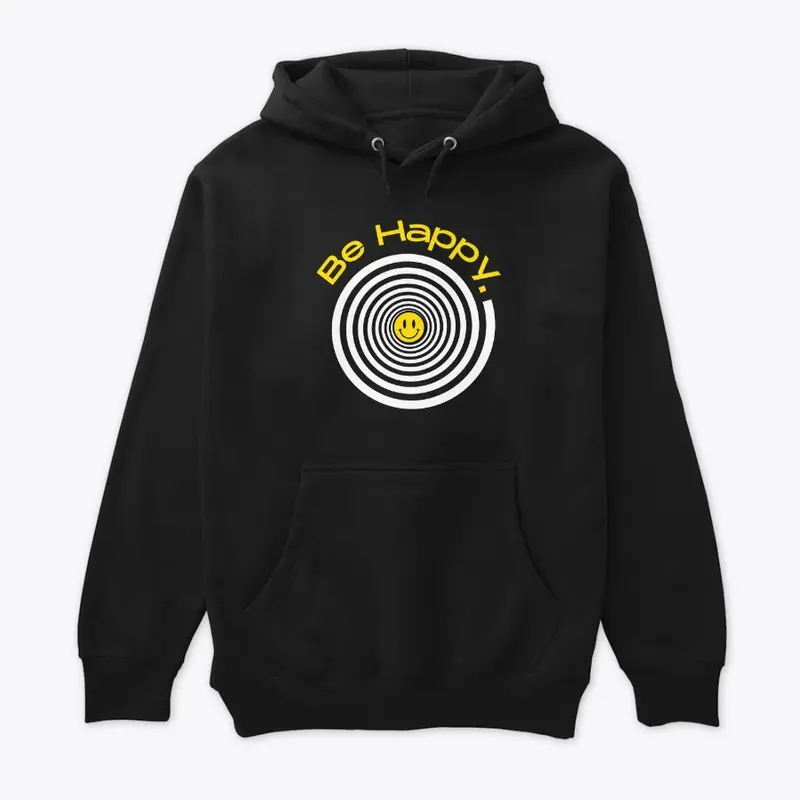 Be Happy Hoodie | Happy Face Hypno