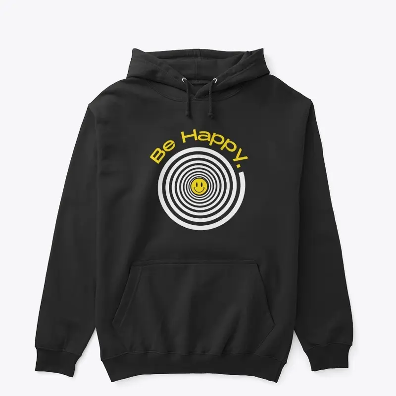 Be Happy Hoodie | Happy Face Hypno